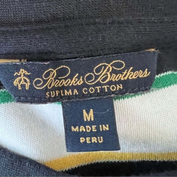 Brooks Brothers Stripes Long Sleeve Thin Sweater size M (350) - Picture 7 of 7